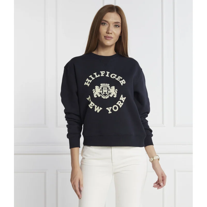 Tommy Hilfiger Bluza MDN REG VARSITY FLOCK | Regular Fit