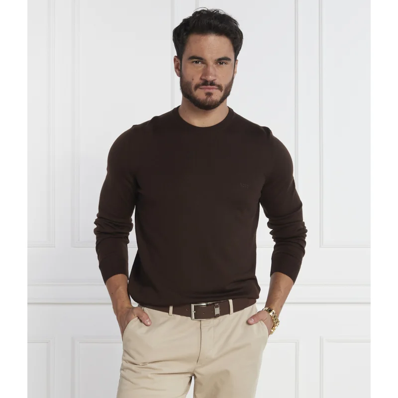 BOSS Wełniany sweter Botto-L | Regular Fit