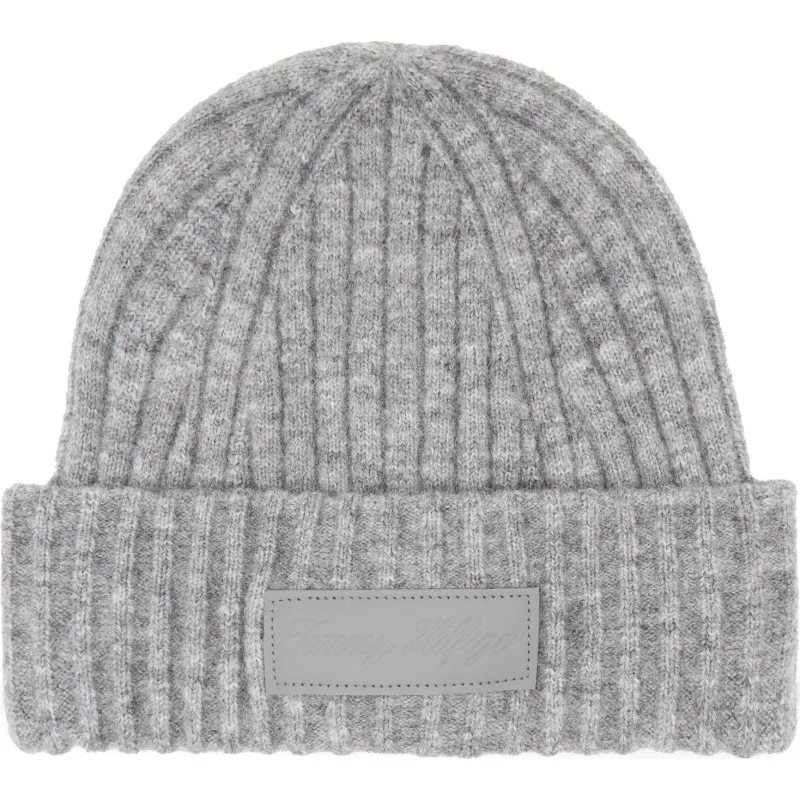 Tommy Hilfiger Czapka TOMMY TWIST BEANIE | z dodatkiem wełny