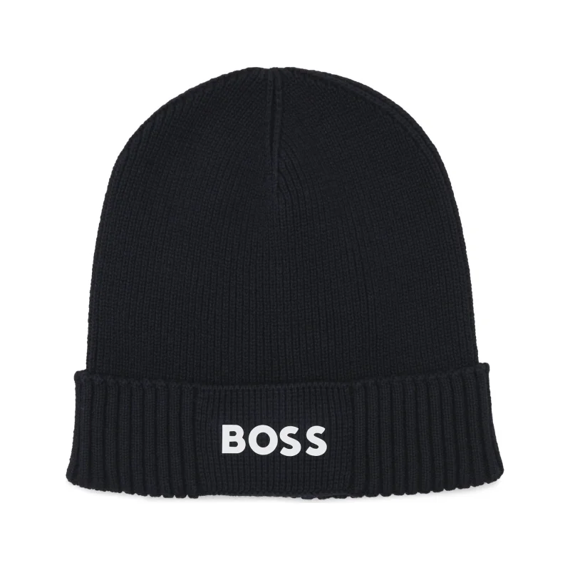BOSS GREEN Czapka Asic Beanie X | z dodatkiem wełny