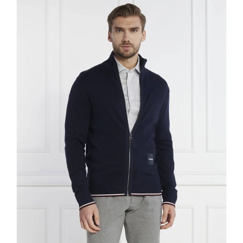 Tommy Hilfiger Sweter MONOTYPE GS | Regular Fit | z dodatkiem jedwabiu