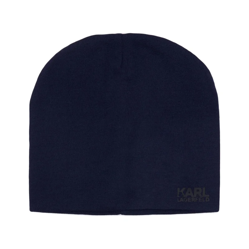 Karl Lagerfeld Czapka BEANIE | z dodatkiem wełny