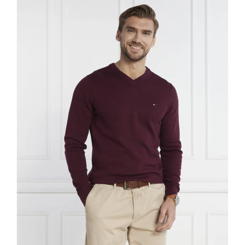 Tommy Hilfiger Sweter | Regular Fit | z dodatkiem kaszmiru