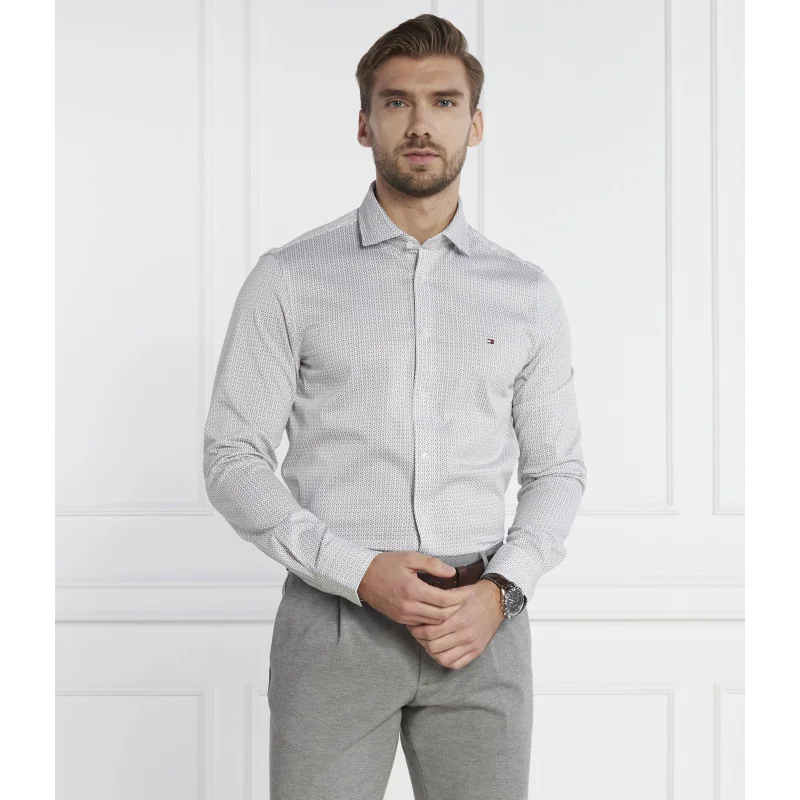 Tommy Hilfiger Koszula CL JERSEY FLOWER | Slim Fit