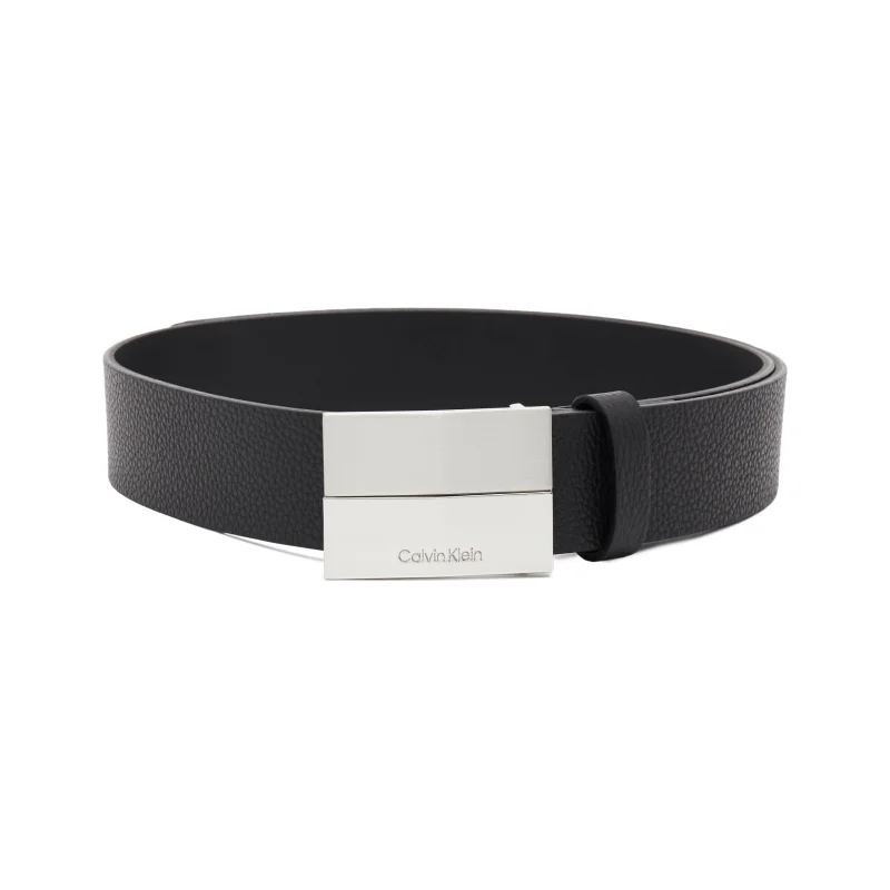 Calvin Klein Skórzany pasek ADJ 2 FINISH PLAQUE PB 35MM