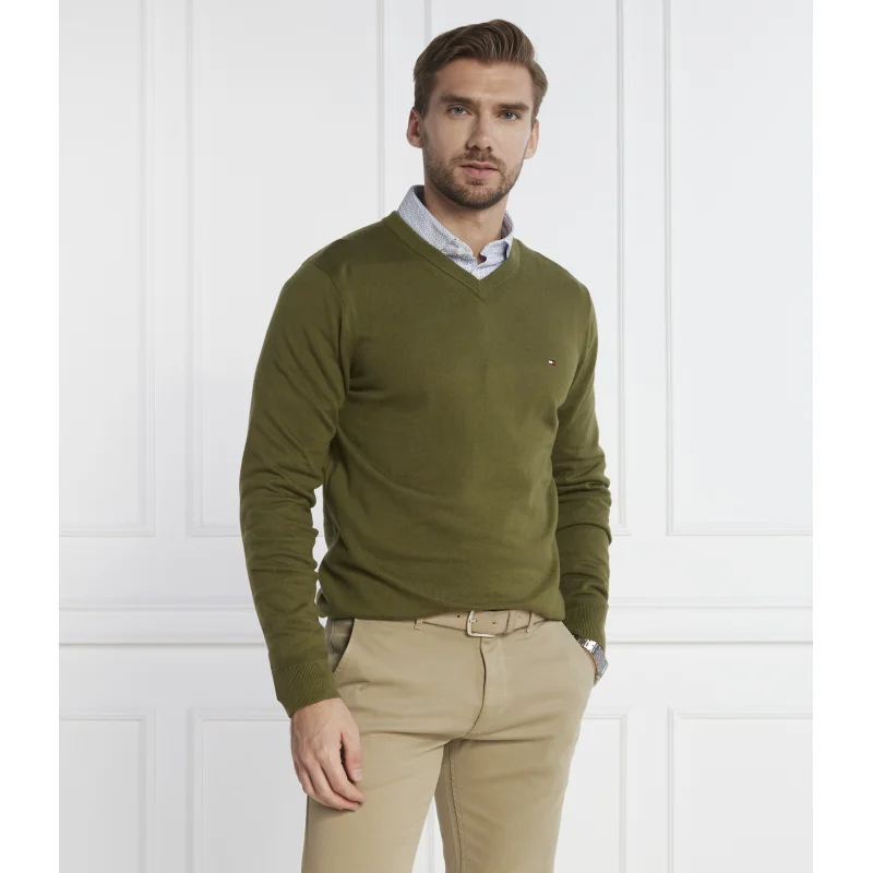 Tommy Hilfiger Sweter | Regular Fit | z dodatkiem kaszmiru