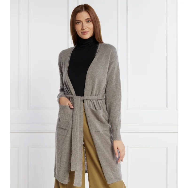 Max Mara Leisure Wełniany kardigan | Regular Fit