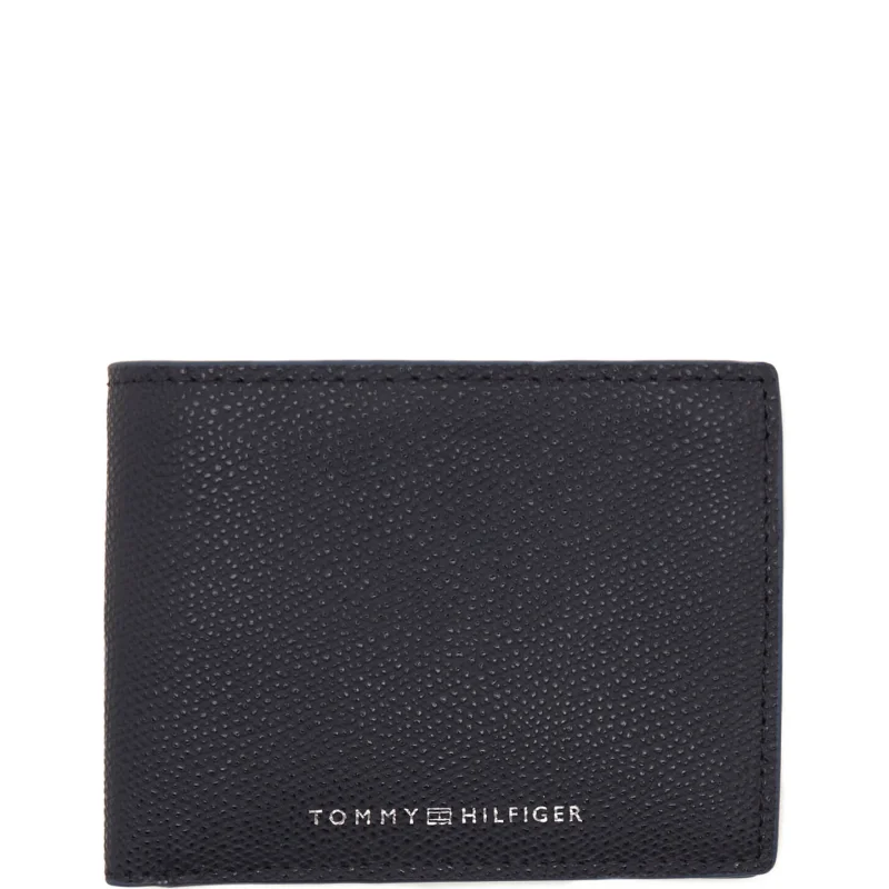 Tommy Hilfiger Skórzany portfel TH STRUC MINI CC