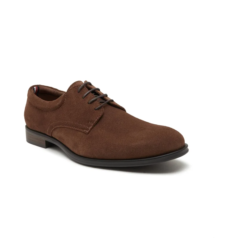 Tommy Hilfiger Skórzane półbuty CASUAL HILFIGER SUEDE