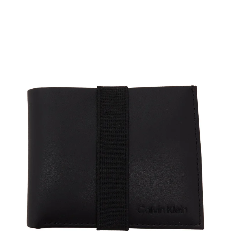 Calvin Klein Skórzany portfel CK SPW TECH BIFOLD 6CC W/BILL