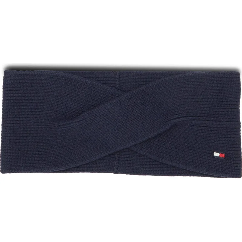 Tommy Hilfiger Opaska ESSENTIAL FLAG | z dodatkiem kaszmiru