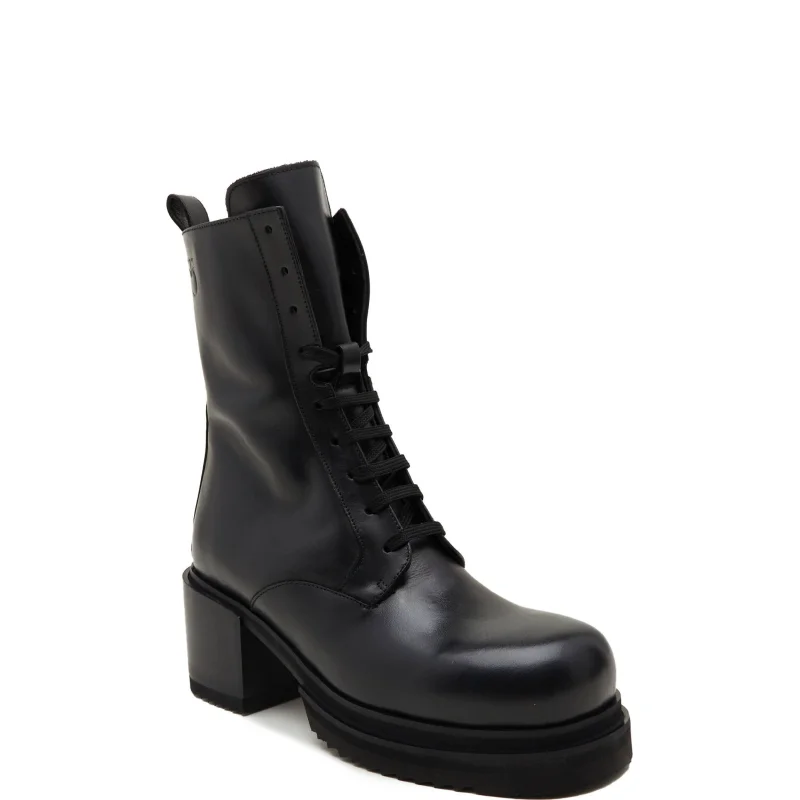 Pinko Botki HONNEGER ANFIBIO PELLE VITELLO