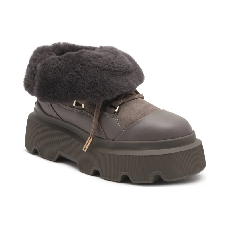 INUIKII Śniegowce Endurance | skóra | shearling