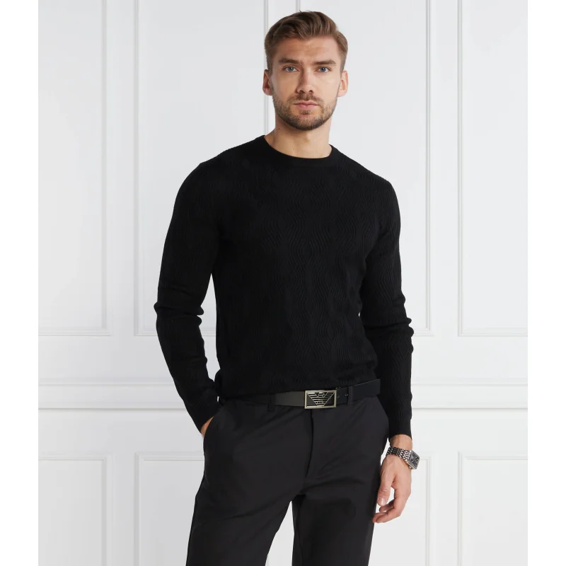 Emporio Armani Sweter | Regular Fit | z dodatkiem wełny