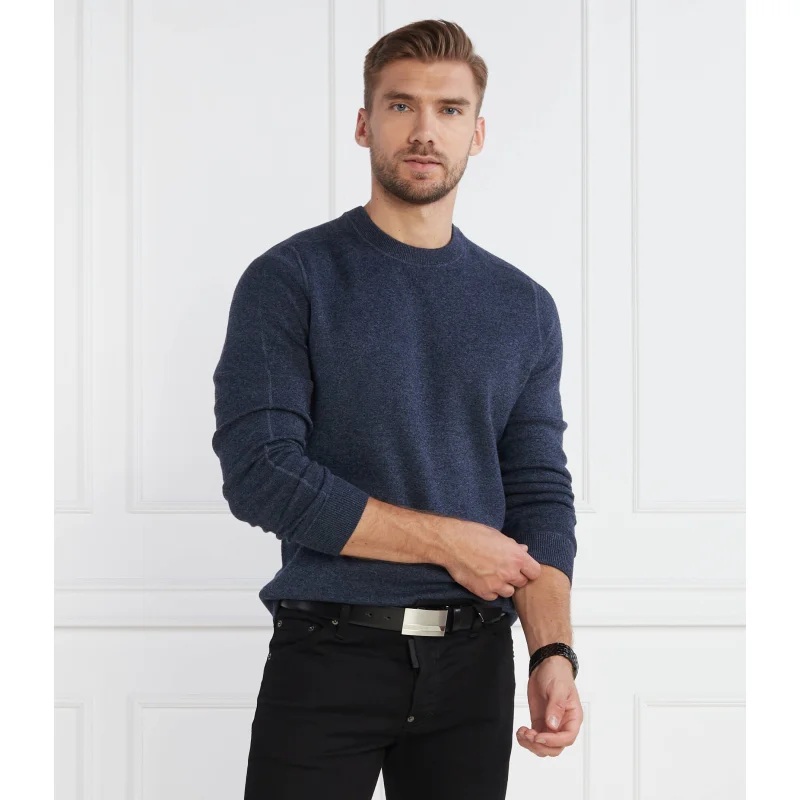 BOSS Sweter Onore | Regular Fit | z dodatkiem wełny