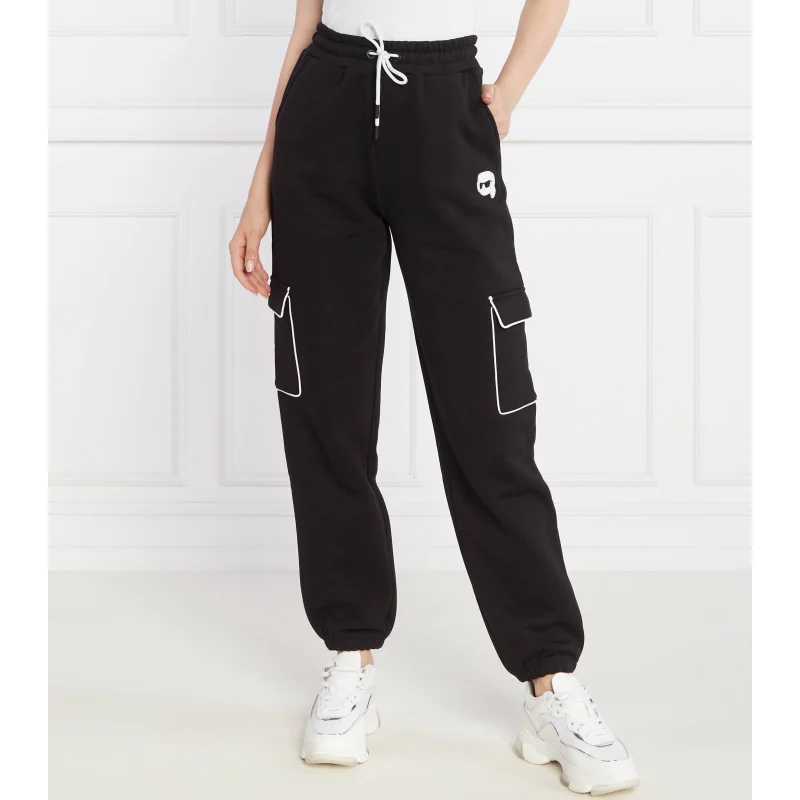 Karl Lagerfeld Spodnie dresowe ikonik 2.0 | Loose fit