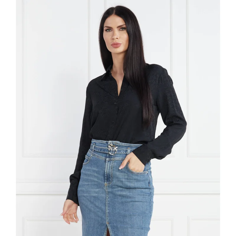 Pinko Koszula | Regular Fit | z dodatkiem jedwabiu