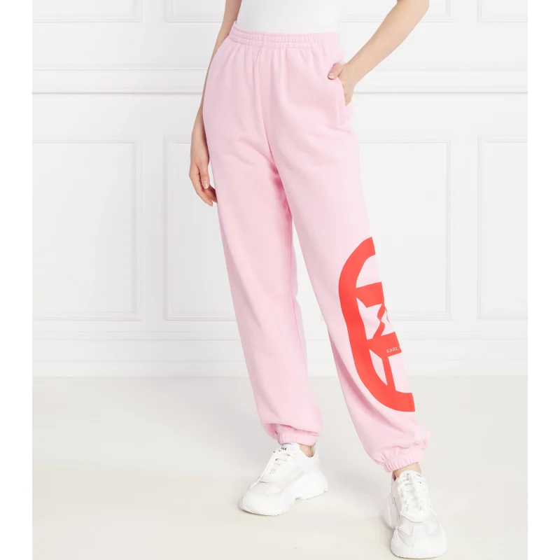 Karl Lagerfeld Spodnie dresowe kl logo | Regular Fit