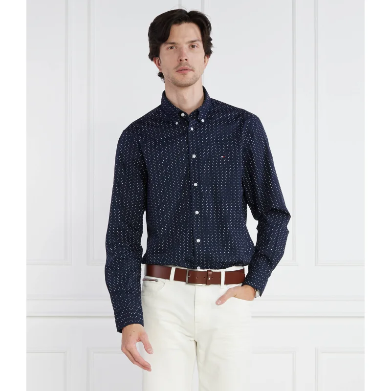 Tommy Hilfiger Koszula CL-W DOT PRINT SF SH | Slim Fit