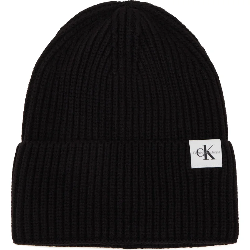 CALVIN KLEIN JEANS Czapka MONOGRAM RIB