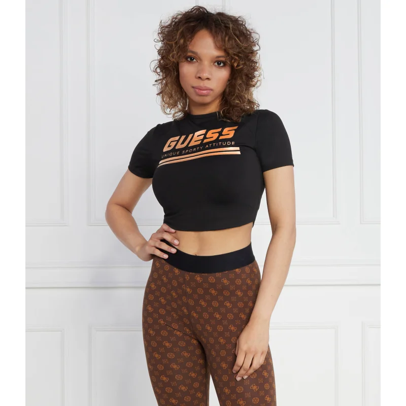 GUESS ACTIVE T-shirt AGGIE ACTIVE | Cropped Fit