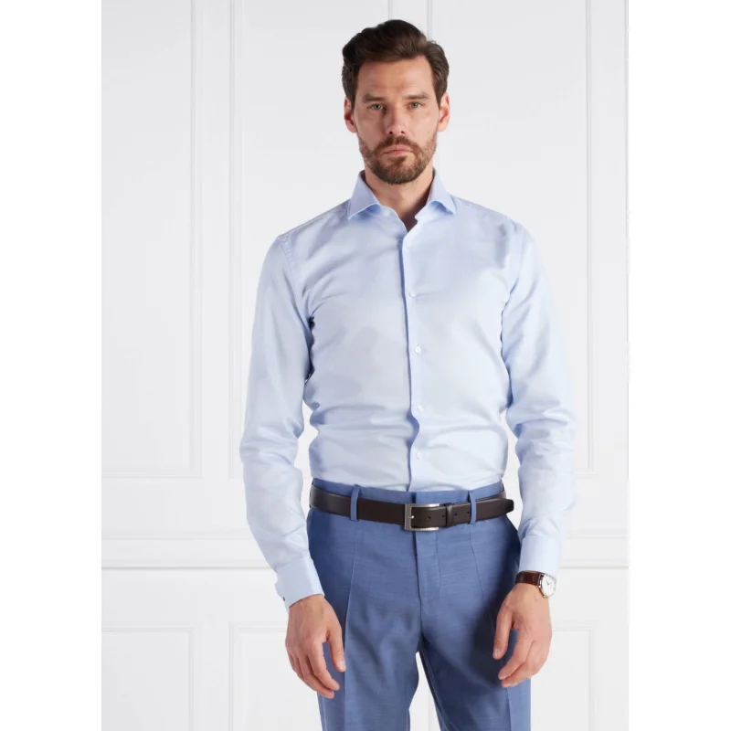 BOSS BLACK Koszula H-HANK-spread-DC-214 | Slim Fit