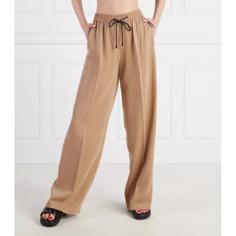 HUGO Spodnie Hasabella-1 10234127 01 | Loose fit