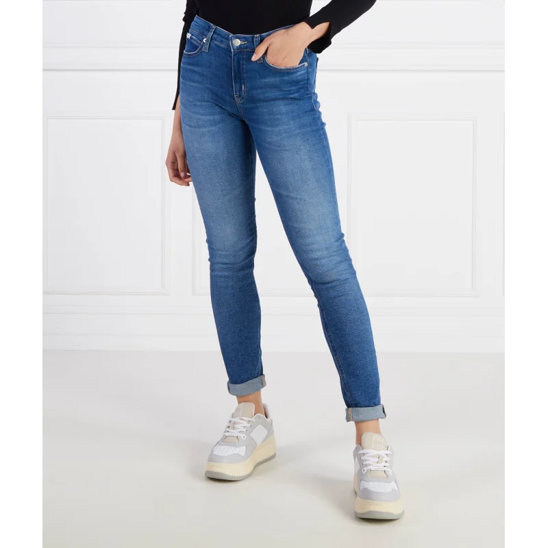 CALVIN KLEIN JEANS Jeansy MID RISE SKINNY | Skinny fit
