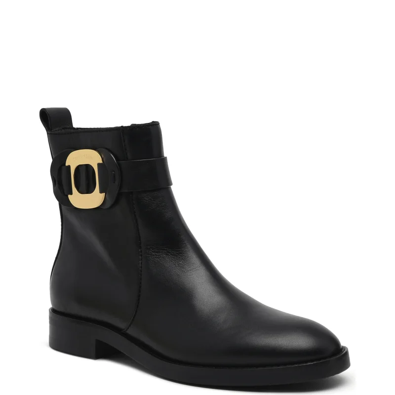 See By Chloe Skórzane botki