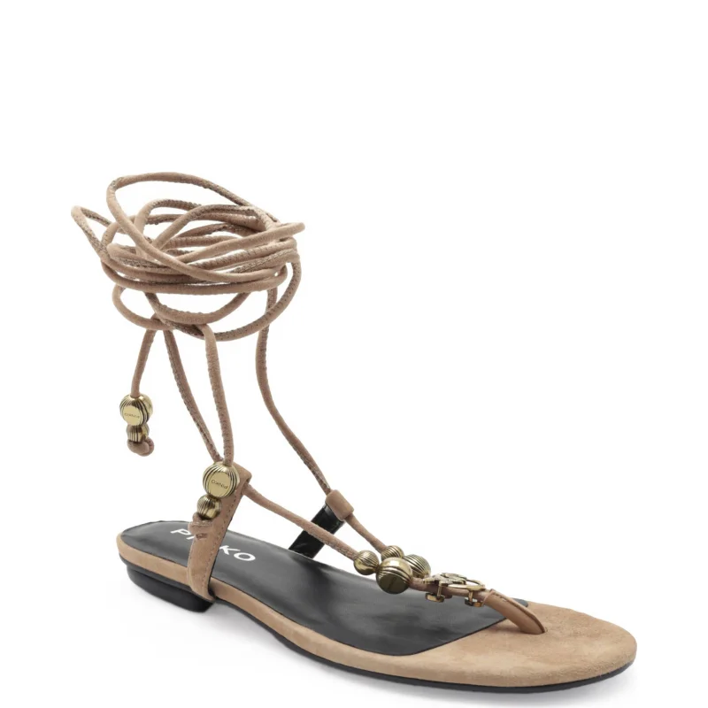 Pinko Skórzane sandały ELODIE