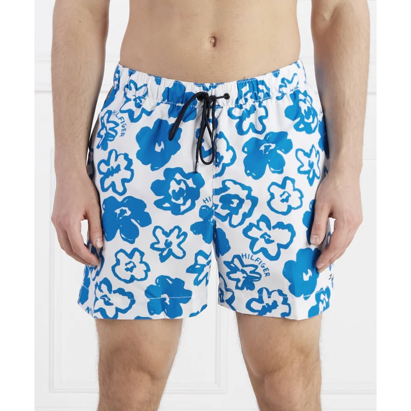 Tommy Hilfiger Szorty kąpielowe MEDIUM DRAWSTRING PRINT | Regular Fit