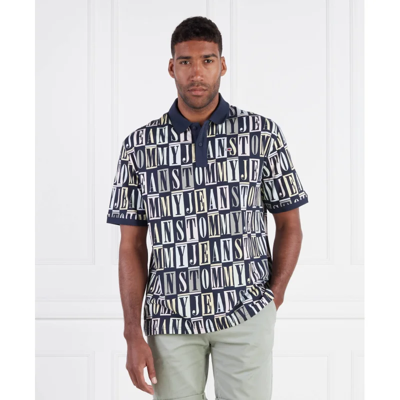 Tommy Jeans Polo TJM SKATER TOMMY AOP | Regular Fit