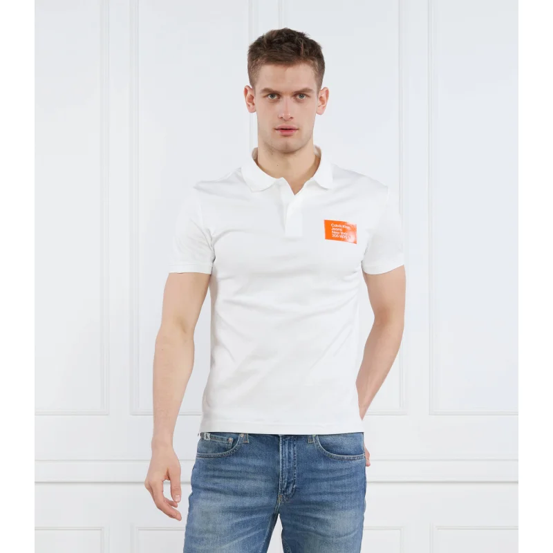 Calvin Klein Jeans Polo COLORED ADDRESS BOX | Regular Fit