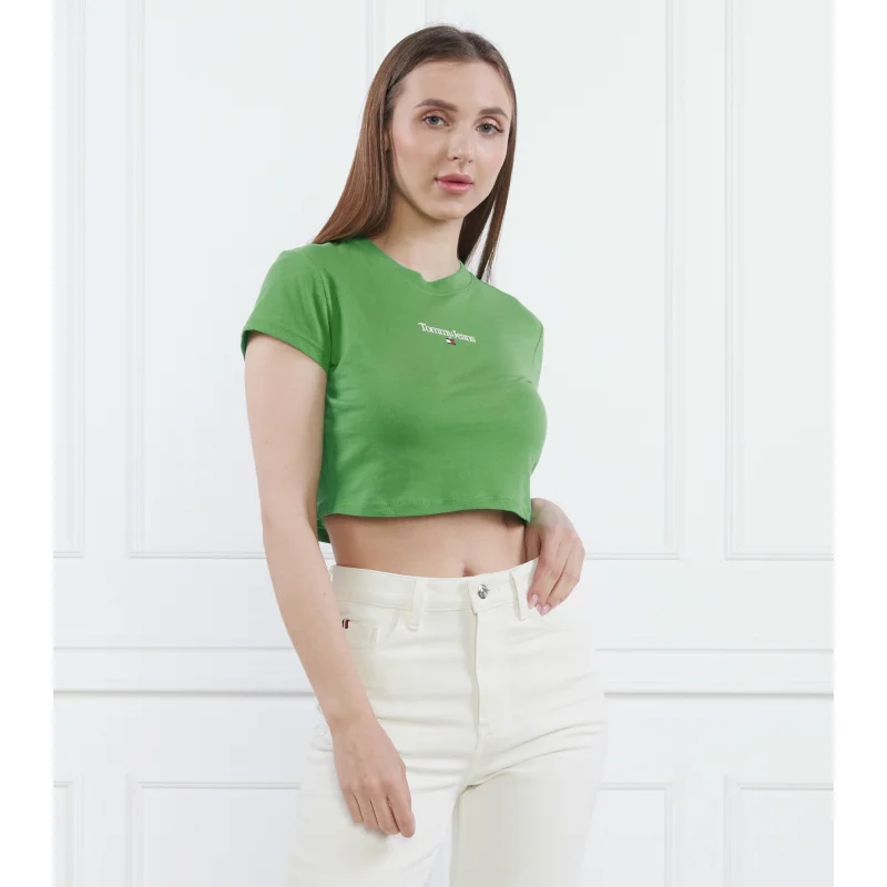 Tommy Jeans T-shirt TJW BBY CRP ESSENTIAL LOGO 3 SS | Cropped Fit