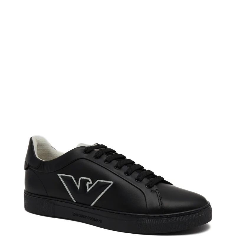 Emporio Armani Skórzane trampki