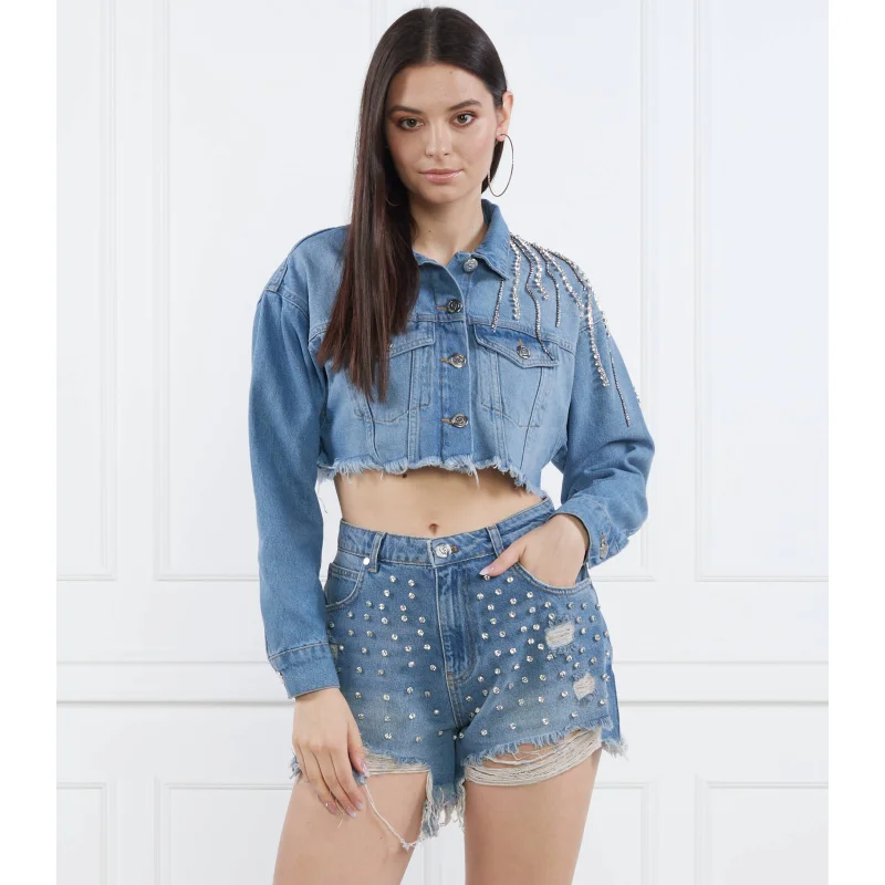 Gaëlle Paris Kurtka jeansowa | Cropped Fit