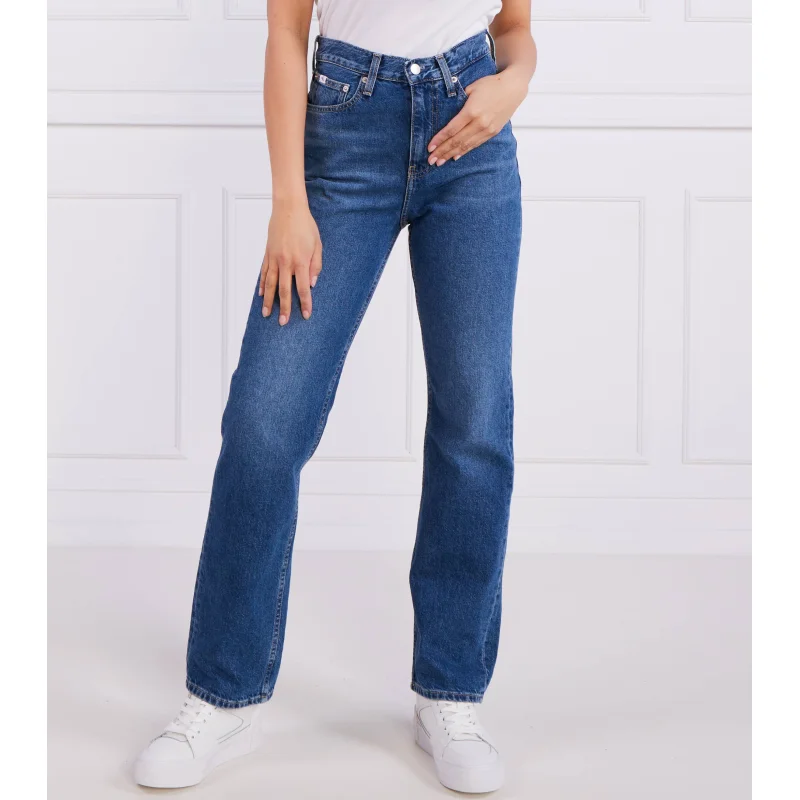 CALVIN KLEIN JEANS Jeansy HIGH RISE STRAIGHT | Straight fit