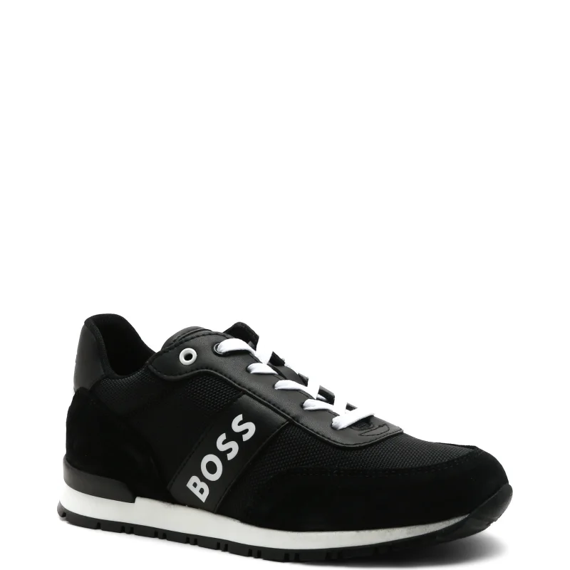 BOSS Kidswear Sneakersy | z dodatkiem skóry
