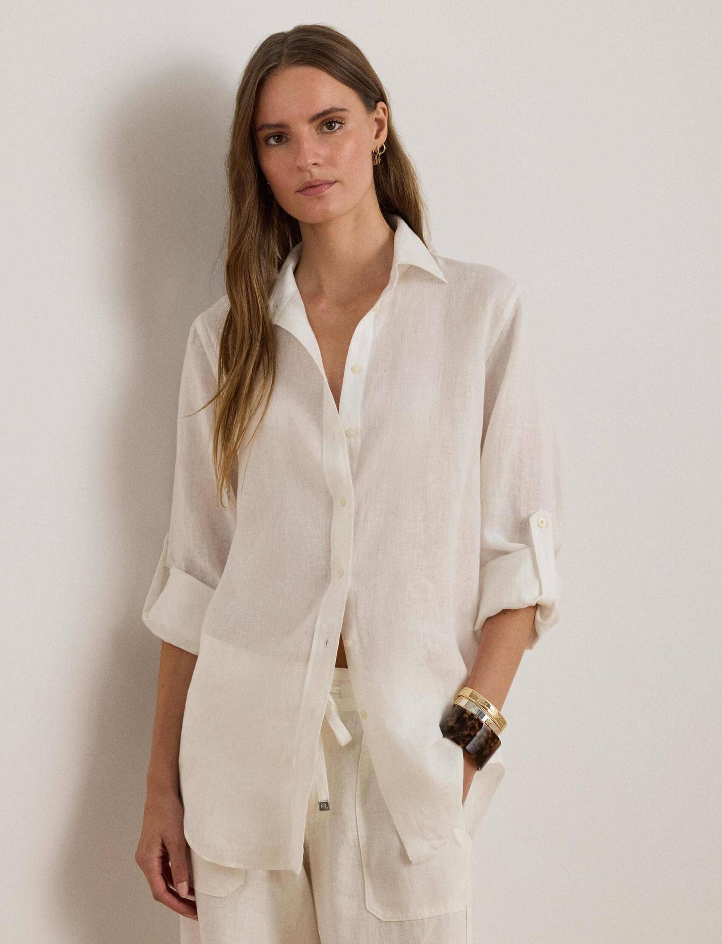LAUREN RALPH LAUREN Lniana koszula Regular Fit
