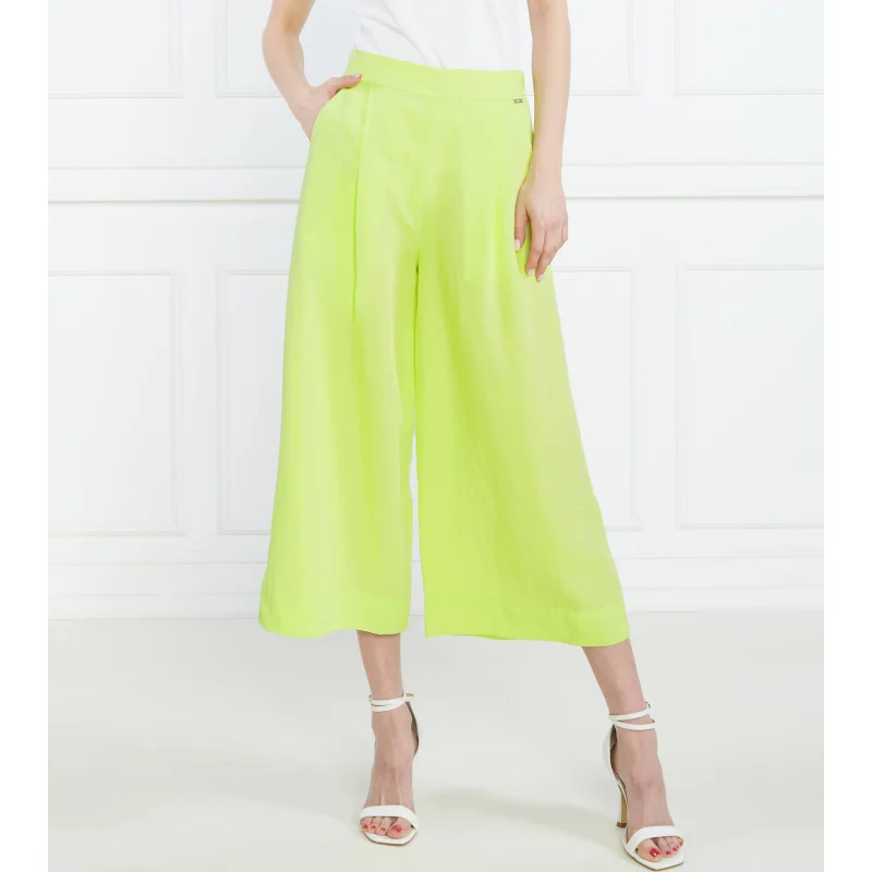 Liu Jo Spodnie | Relaxed fit | z dodatkiem lnu