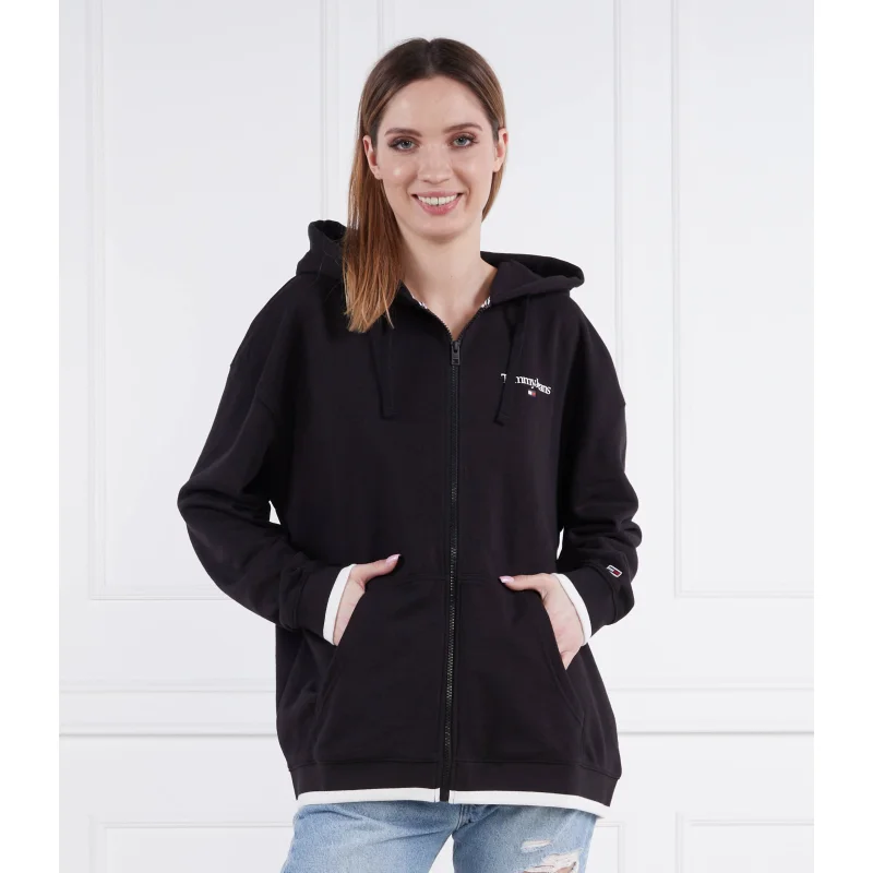 Tommy Jeans Bluza LINEAR 2 ZIP | Regular Fit