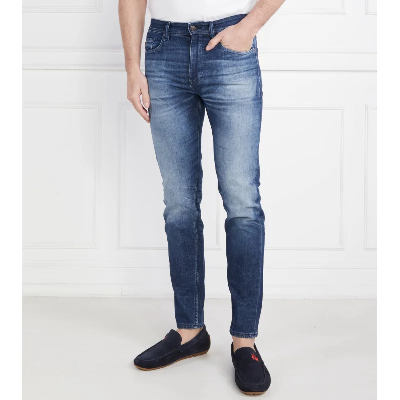 BOSS ORANGE Jeansy Taber Zip | Tapered fit
