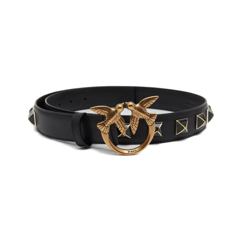 Pinko Skórzany pasek LOVE BERRY H3 BELT VITELLO SET