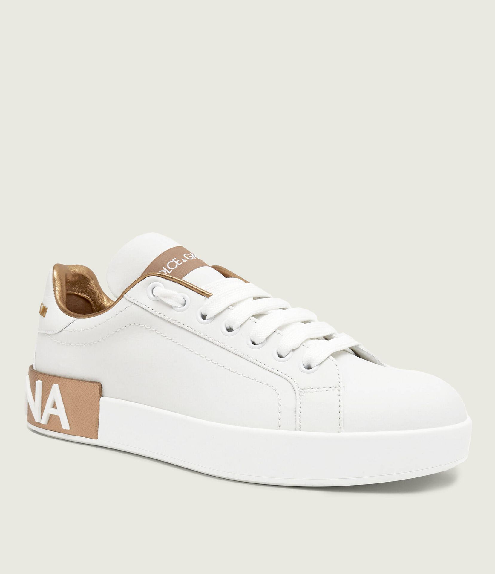 Dolce & Gabbana Skórzane trampki