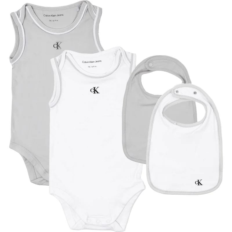 CALVIN KLEIN JEANS Zestaw MONOGRAM SLVLS BODY BIB GIFTPACK