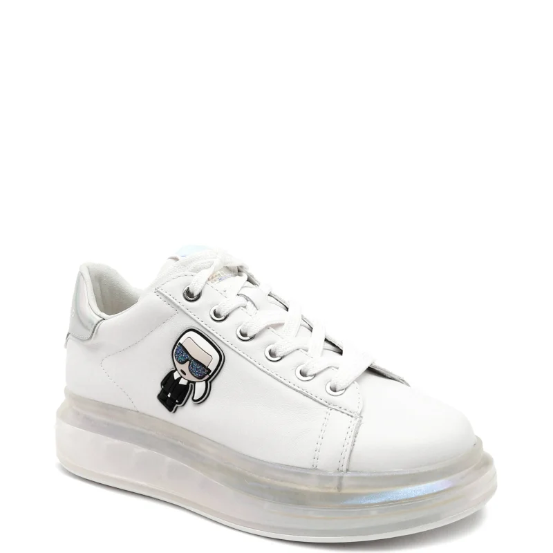 Karl Lagerfeld Skórzane trampki KAPRI KUSHION Karl Ikonic