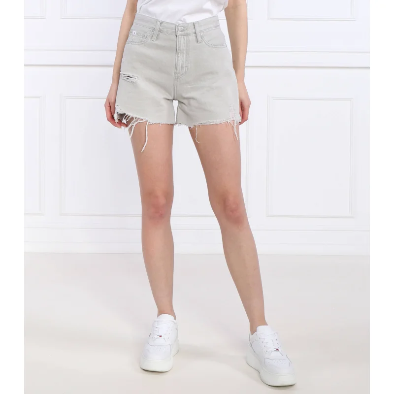 CALVIN KLEIN JEANS Szorty MOM SHORT | Mom Fit