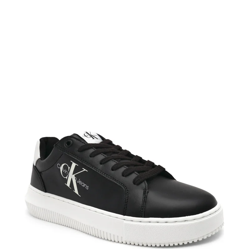 Calvin Klein Jeans Skórzane trampki CHUNKY CUPSOLE MONOLOGO