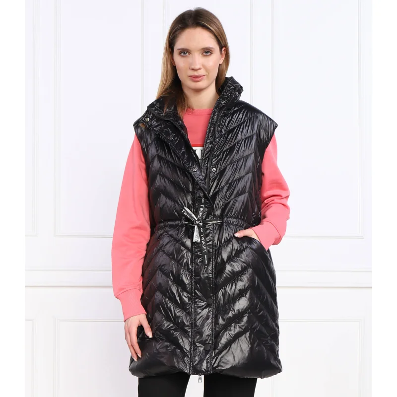 TWINSET Puchowy bezrękawnik | Regular Fit