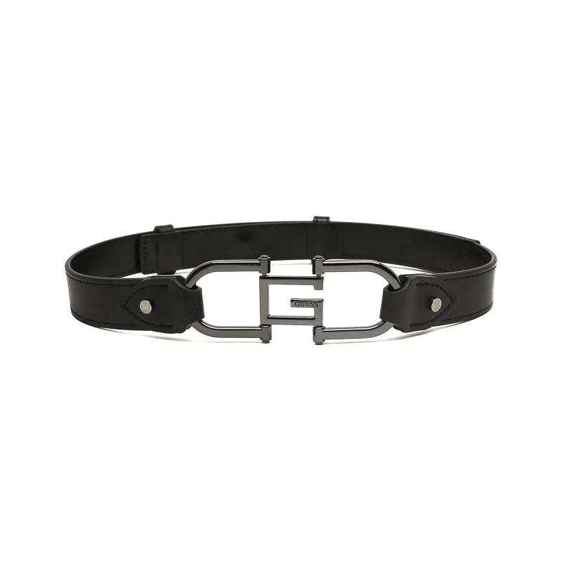 Guess Pasek ALVA ADJUST | z dodatkiem skóry